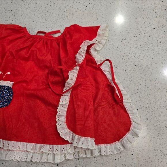 Vintage Nannette Side Tie Dress 24 Months - Picture 4 of 6